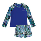 Conjunto Uv Menino Camisa Sunga Proteção Solar Masc Dri Fit