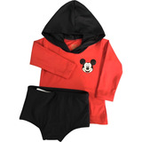 Conjunto Uv Para Bebê Com Proteção Solar Uv 50 Mickey