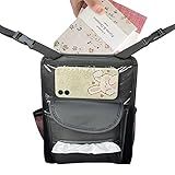 Console Carro Saco Armazenamento Malha Assento Automático Suprimentos Armazenamento Veículos Couro Grosso Para Brinquedos Telefones Lenços Tablets Puchen