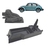 Console Central Painel Preto Vw Fusca Coifa Freio De Mão