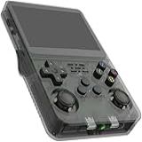 Console De Jogos Portátil Retrô Console De Videogame R36S De Código Aberto Sistema Linux Tela IPS De 3 5 Polegadas Reprodutor De Vídeo De Bolso Portátil Com Cartão TF 64G 128G 316 Color Bl