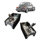 Console Fusca Personalizado Estampado Com Porta Objeto