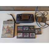 Console Game Gear Fonte Energia Original 7 Jogos Originais