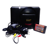 Console Mega Drive 1 Original 16 bit Sega Completo Cod Bt Com Controle Fonte E Av