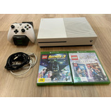 Console Microsoft Xbox One S 1t Com Kinect Controle Earregador E 2 Jogos Lego