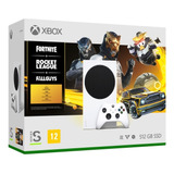 Console Microsoft Xbox Series S De 512gb  Bundle Com 3 Jogos Fortnite  Rocket League E Fall Guys