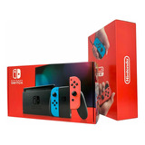 Console Nintendo Switch Neon Azul vermelho 32gb Novo C Nfe