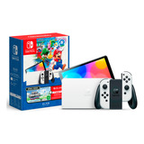Console Nintendo Switch Oled 64gb Edição Super Mario Bros Wonder 12 Meses Assinatura Online Nintendo