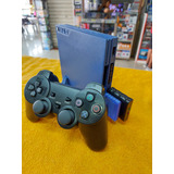 Console Playstation 2 Ultaslim Adaptado Na Carcaça Feito Na 3d Sem Leito Funcionando 100 No Opl Com Cartão De 64gb Com Memory Card E Controle S fio