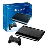 Console Ps3 Super Slim 10 Jogos 2 Controles