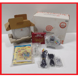 Console Sega Dreamcast Standard Completo Com Residente Evil Vmu Memory Card