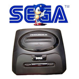 Console Sega Genesis Mega Drive 3 Completo   Jogo Sonic 2 Original  Ligar E Jogar