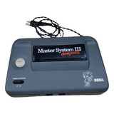 Console Sega Master System Iii Compact Bem Conservado Tudo 100 J1