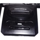 Console Sega Mega Drive 3 C 10 Jogos Na Memória Só O Console