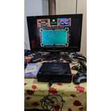 Console Sega Saturn Destravado Tectoy 2 Controles Action Replay Plus