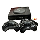 Console Sega Saturn Standard Cor Preto Com Dois Controles E O Jogo Virtual Cop E Pistola Original