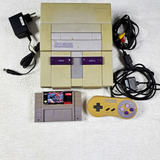 Console Super Nintendo Fat Com Street Fighter 2 Original Faço 405 Snes Gradiente Nacional 