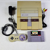 Console Super Nintendo Fat Controle Original E Super Mario All stars E Mario World Faço 539 Snes