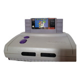 Console Super Nintendo Snes Cinza Super Mario World Controle Cabos