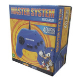 Console Tectoy Sega Master System Plug Play Standard Cor Azul 40 Jogos