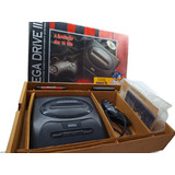 Console Tectoy Sega Mega Drive não Funciona Caixa E Berço Originais 1 Controle Original 2 Fitas Pôster Mk E Manuais Originais