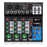 Console Vedo Af4 Bluetooth Mesa De Som 4 Canais Type C