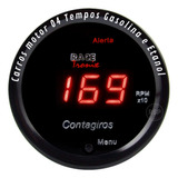 Conta Giros Digital Led Vermelho 52mm Até 10 000 Rpm