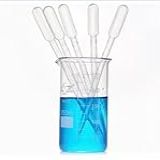 Conta Gotas De Plástico Descartável De 100 Peças Pipeta Babbitt Pipeta De Amostragem Líquida Graduada Em Laboratório Transparente 5 Ml 