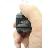 Contador De Fluxo Analógico 4 Dígitos Manual 101 Preto