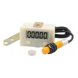 Contador Digital Lcd 5 Dígitos C Sensor Magnetico