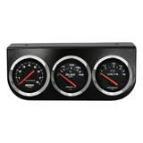 Contagiros Fusca Voltímetro Temp Console Cronomac Preto