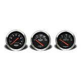 Contagiros Fusca Voltímetro Temp Sem Console Preto