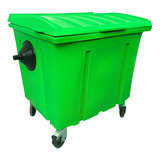 Container Para Lixo 500 Litros Sem Pedal Verde