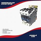 Contator Cjx2 65a 220v Tipo Telemecanique Lc1d 6511 Nf Na