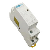 Contator De Potência Rele Auxiliar 220v 2 Polos 25a 1na 1nf