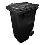 Contentor Plástico 120l Com Tampa C120p Lixeira Gari Jsn