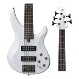 Contrabaixo 5 Cordas Ativo Yamaha Trbx305 wh Profissional