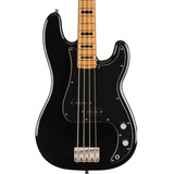 Contrabaixo Fender Squier Classic Vibe 70s P Bass Mn Black Orientação Da Mão Destro Cor Preto Quantidade De Cordas 4