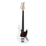 Contrabaixo Strinberg Jbs 40 Wh 4cordas Jazz Bass Passivo Orientação Da Mão Destro Cor Branco Quantidade De Cordas 4