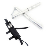 Contração Telescópica De Aço Inoxidável Portátil Nunchaku