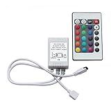 Controlador 24 Teclas Da Fita Led RGB Com Controle Remoto Sem Fio
