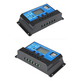 Controlador Carregamento Painel Pwm Solar Usb Lcd 30a