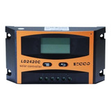 Controlador De Carga 20a 12v 24v Regulador Sistema Solar