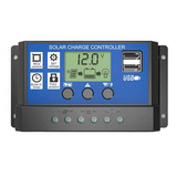 Controlador De Carga 40a 12v 24v Regulador Sistema Solar Lp