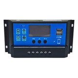 Controlador De Carga Painel Solar 40a Regulador 12v 24v