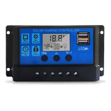 Controlador De Carga Solar 100a 12v 24v Automático Pwm