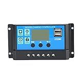 Controlador De Carga Solar 10A Painel Solar 12V 24V Ajustável Display LCD Regulador De Bateria Duplo USB FotoVoltaico Carregador Tecnologia PWM Chip Master Control LINHA PREMIUM DUPIN