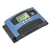 Controlador De Carga Solar Dual Mppt Display LCD Carregamento USB 12V 650W 12V 1300W 24V Com Suporte De Energia E Voltagem Placa De Suporte De Exibição Controladores De Energia 100A 