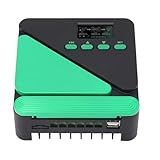 Controlador De Carga Solar MPPT 12V 24V Controlador Solar MPPT 12V 24V Display LCD Regulador Inteligente Bateria Inundada De Gel Controladores De Energia 10A 