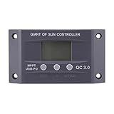 Controlador De Energia Solar Controlador De Carga Solar 12V Regulador De Carga Do Controlador De Carga MPPT Controladores De Energia Renovável LCD Display 12V 24V Charge Controller For Solar Syste
